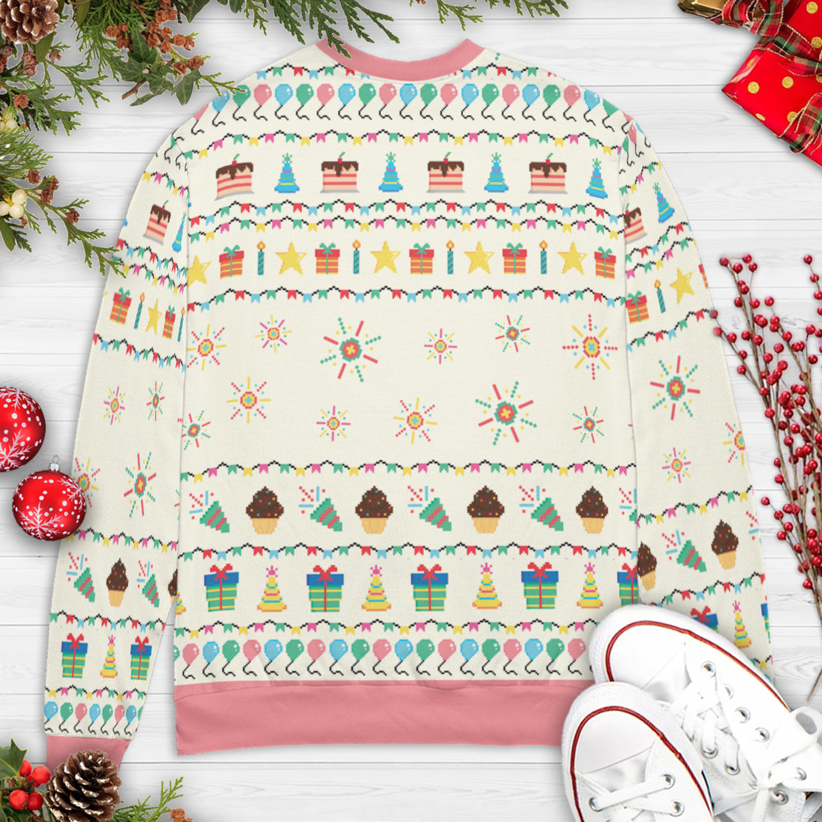 Ugly Christmas Sweatshirt - D3JHUZ3V