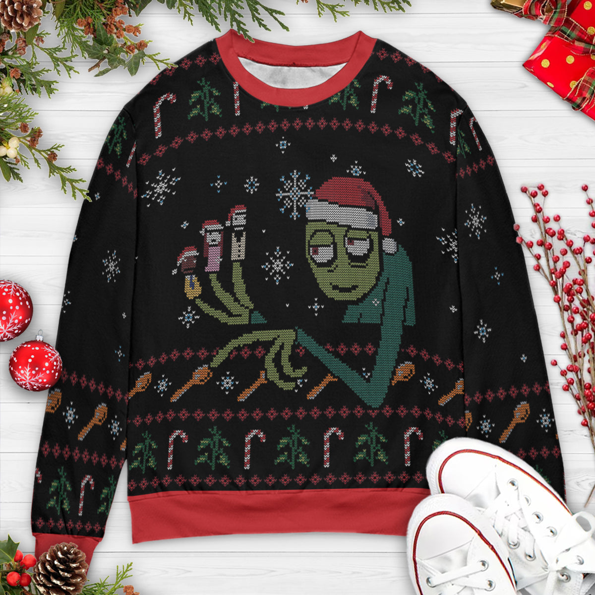 Ugly Christmas Sweatshirt - C2E59SCG