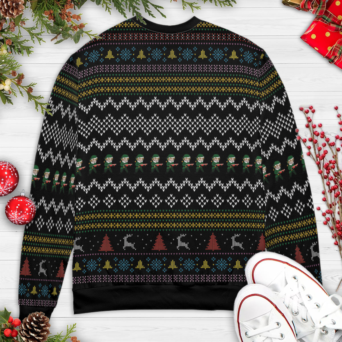 Ugly Christmas Sweatshirt- TJATTQH8
