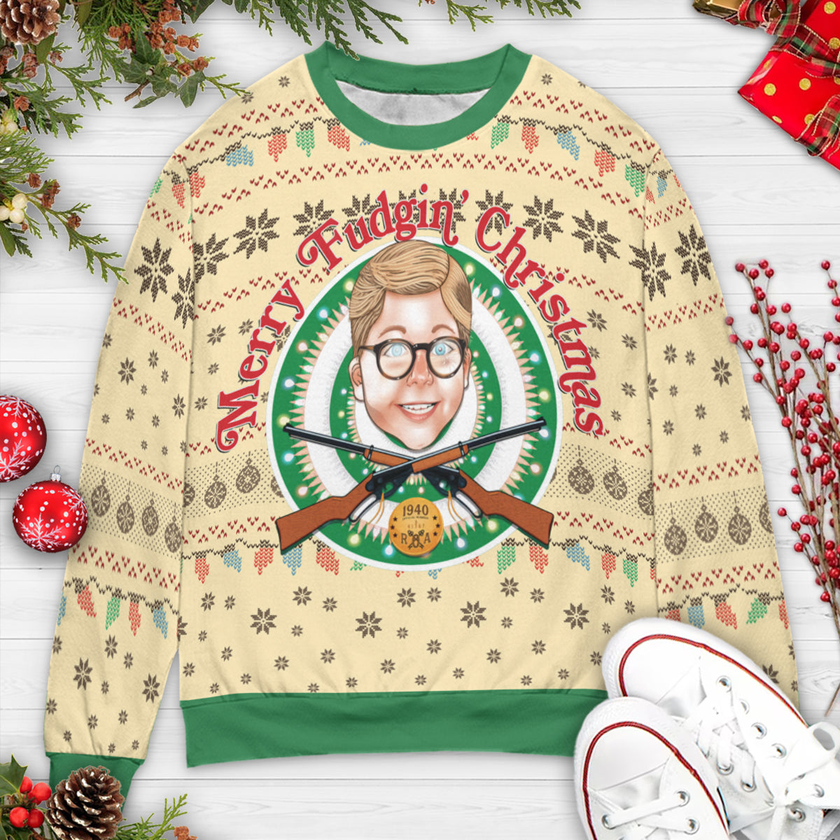 Ugly Christmas Sweatshirt - 4TZ2VTQH