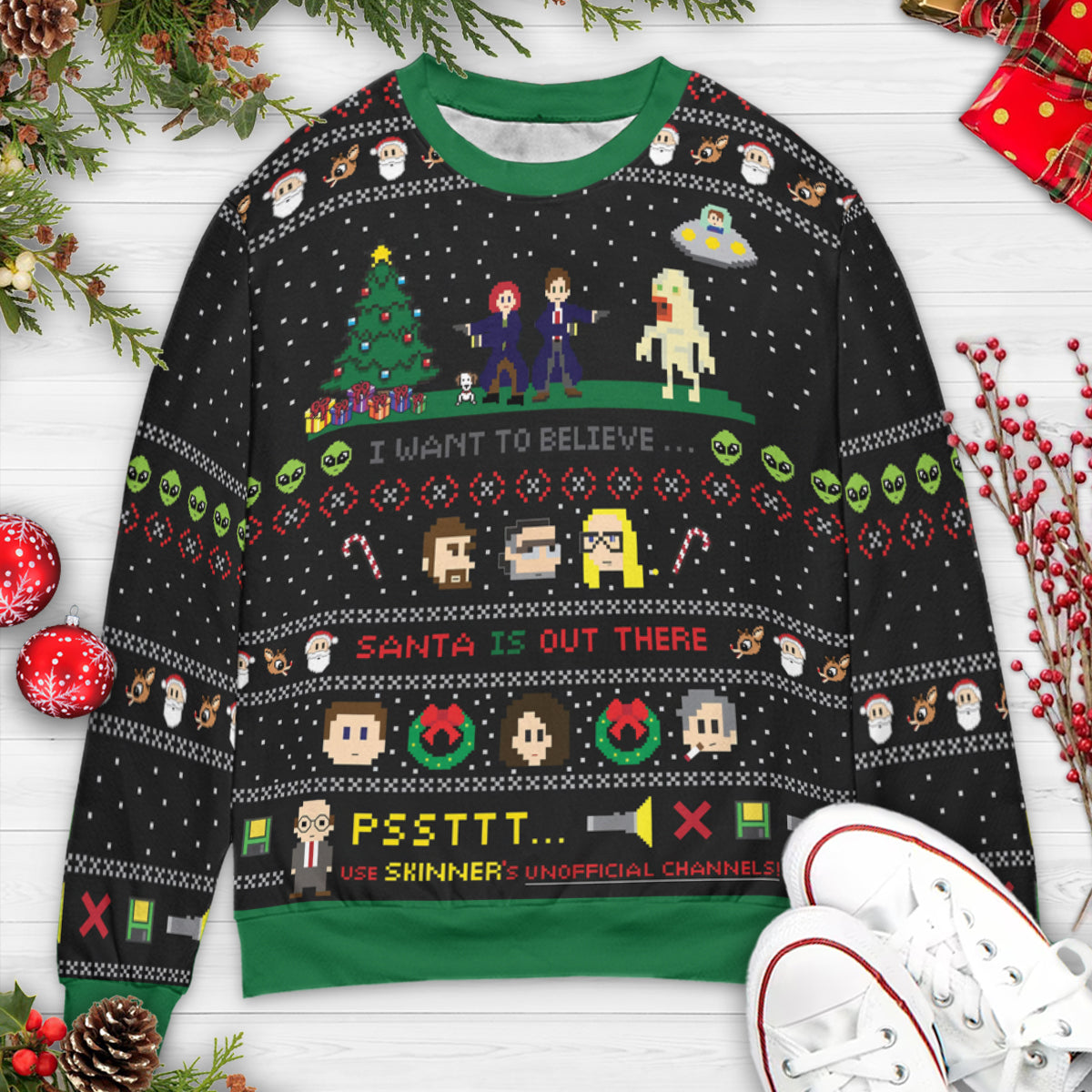 Ugly Christmas Sweatshirt - RKDEKBJV