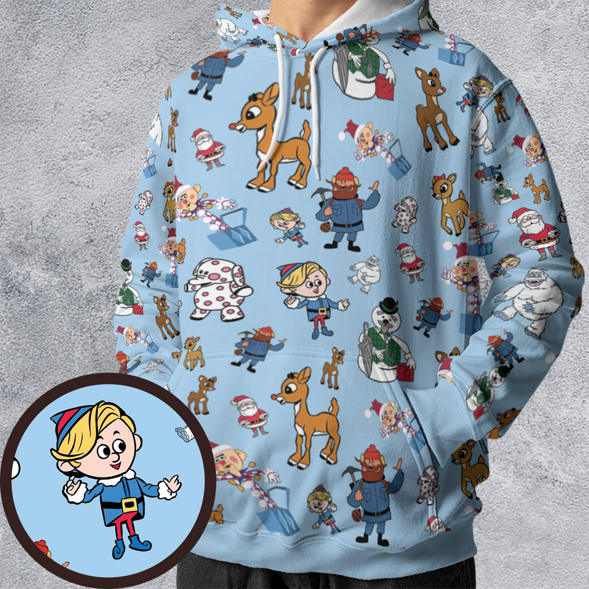 All-over Print Hoodie - MGKU1DL7