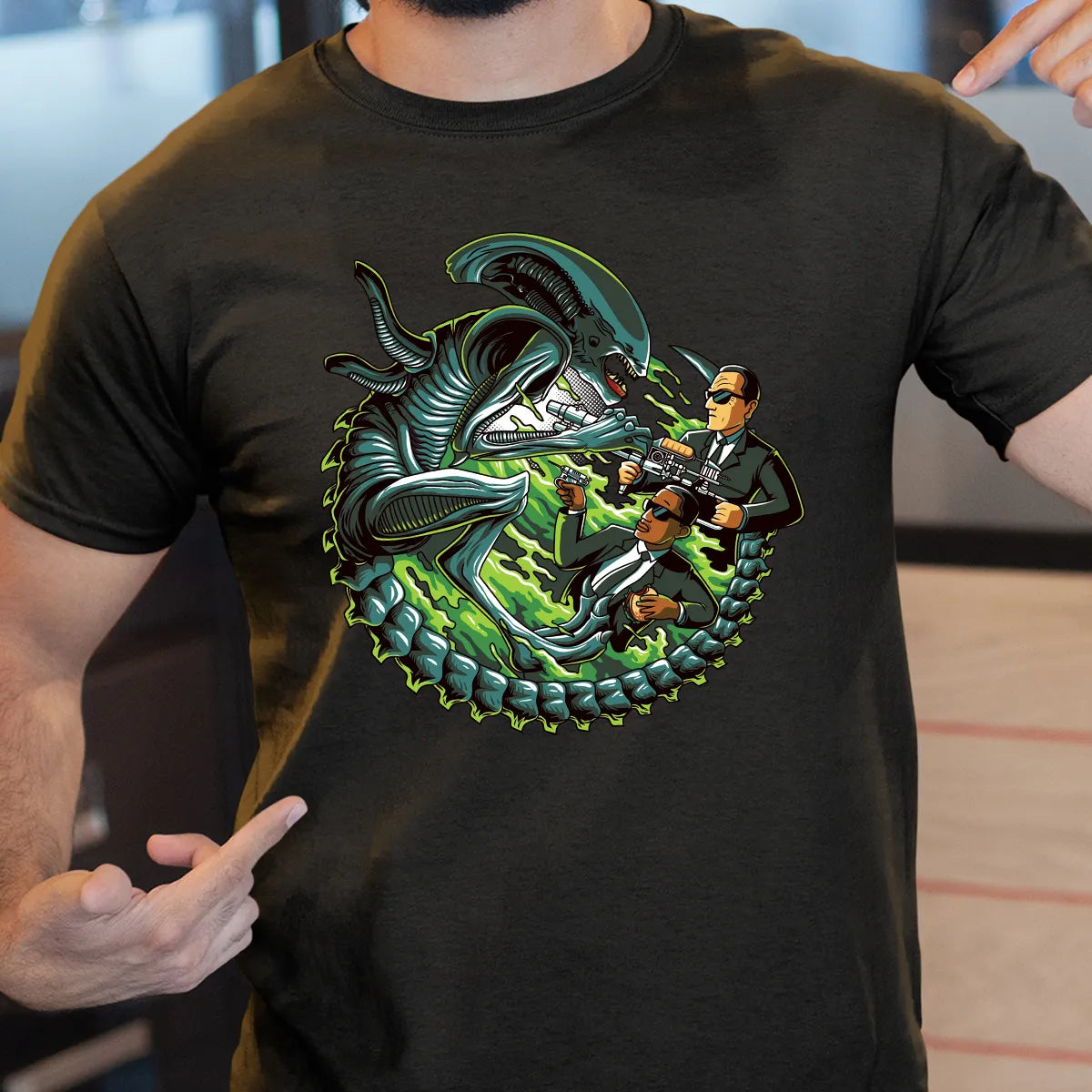 Men vs Alien Classic Unisex T-Shirt