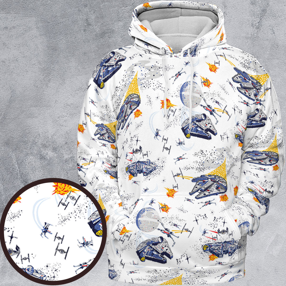 All-over Print Hoodie - AUX5H39H