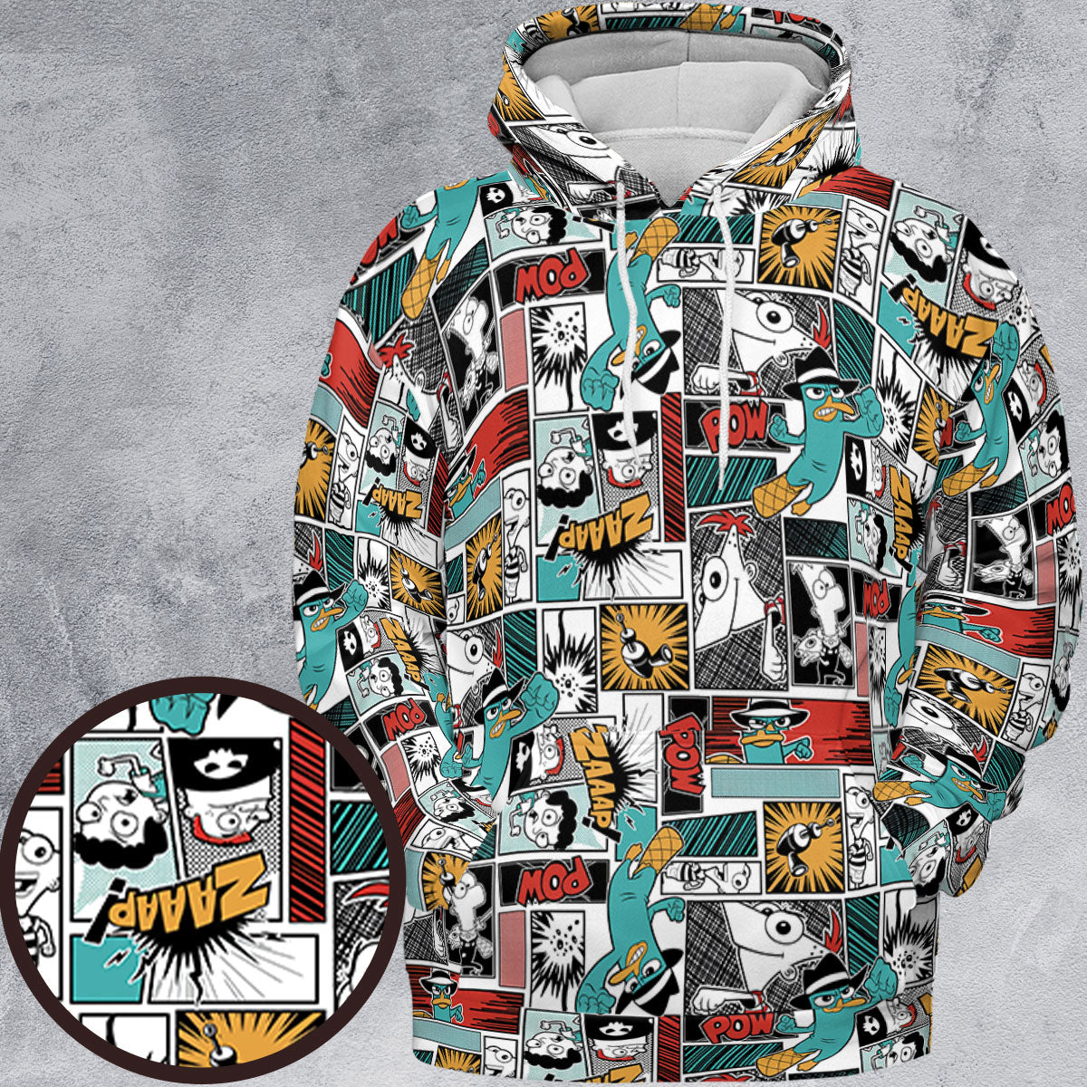 All-over Print Hoodie - RVQN7Y93