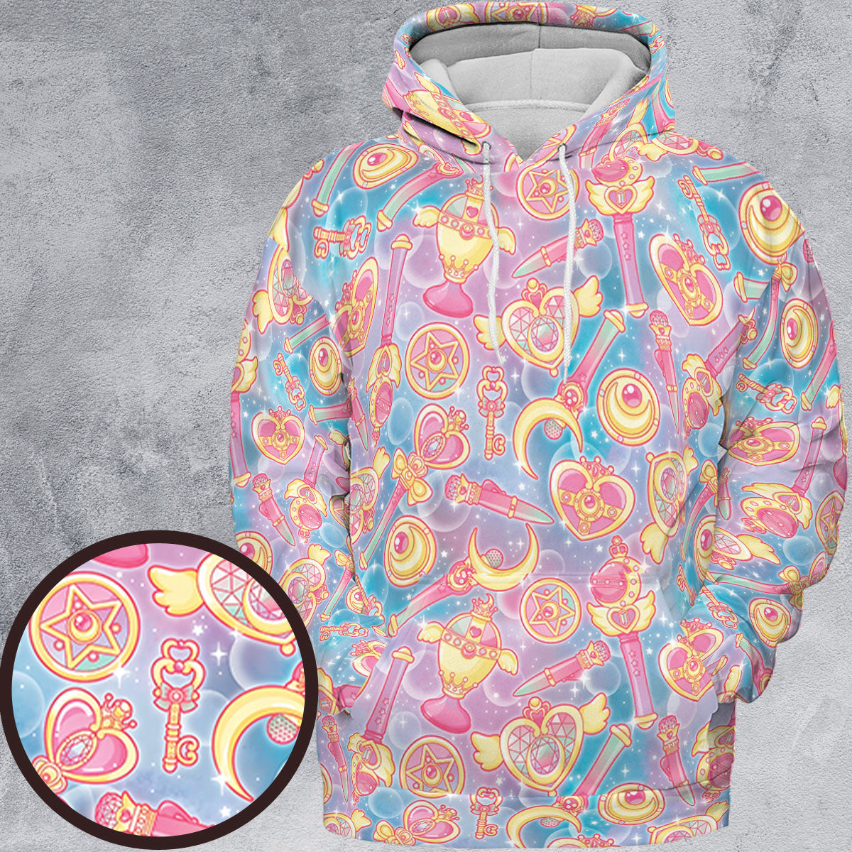 All-over Print Hoodie - HBNN3ZY4