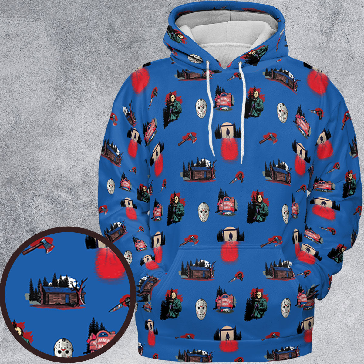All-over Print Hoodie - FT9X6E8D