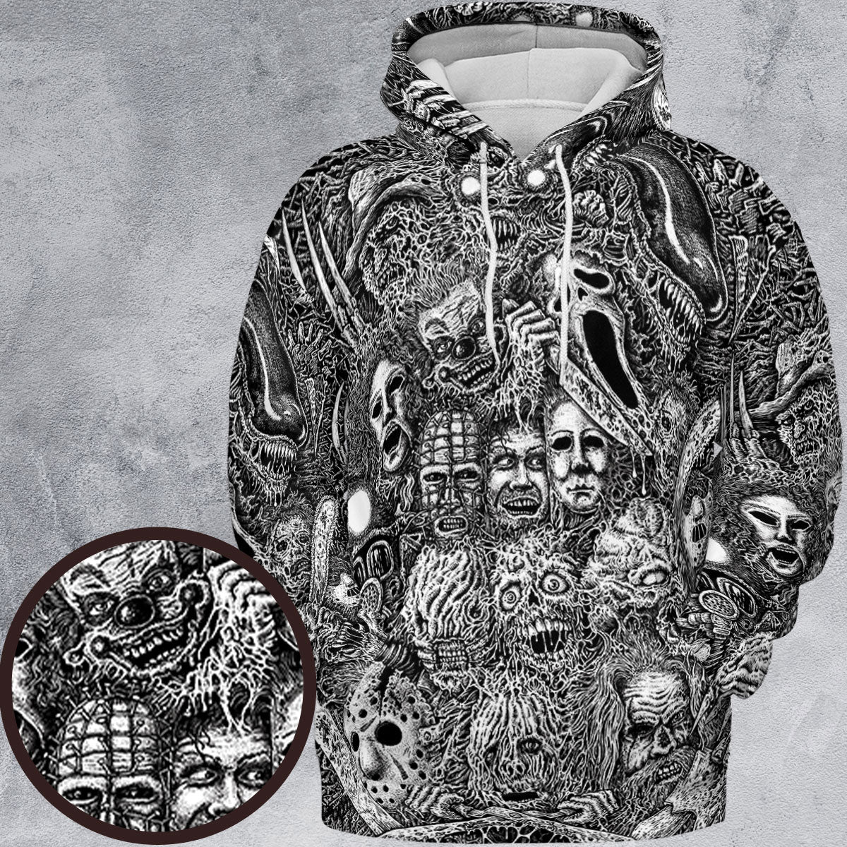All-over Print Hoodie - V3UXQNHV