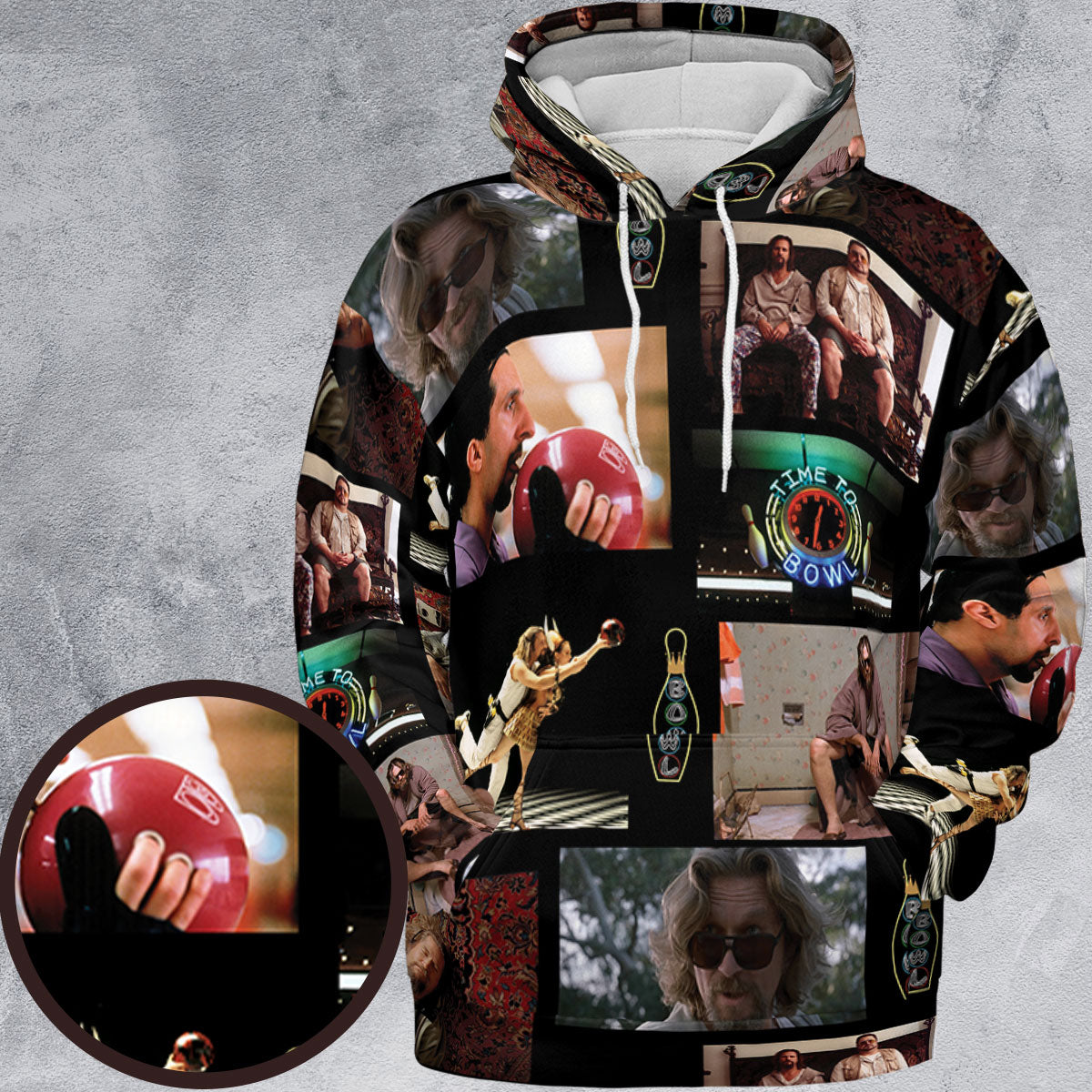 All-over Print Hoodie - KQ44UFKS