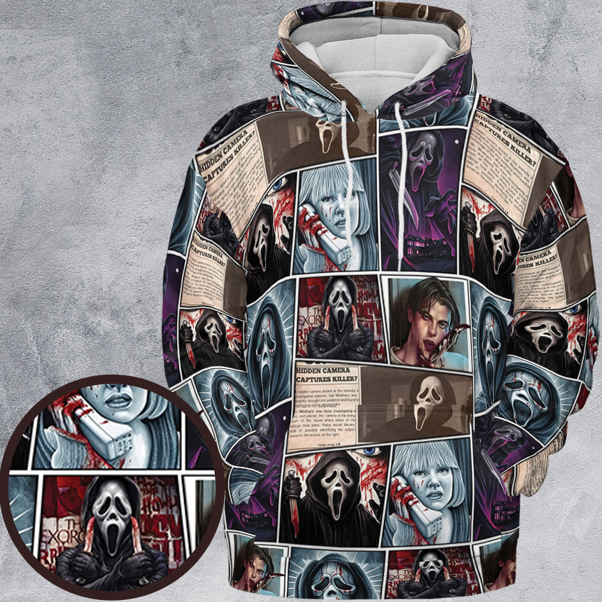 All-over Print Hoodie - H4QRBLG8