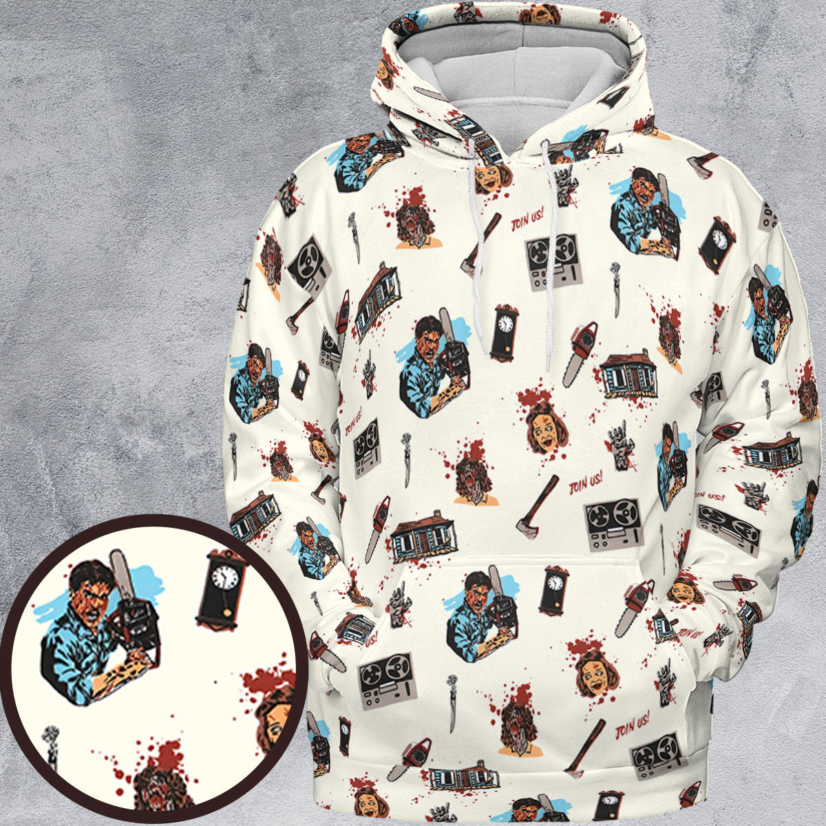 All-over Print Hoodie - R1NXKXQ4
