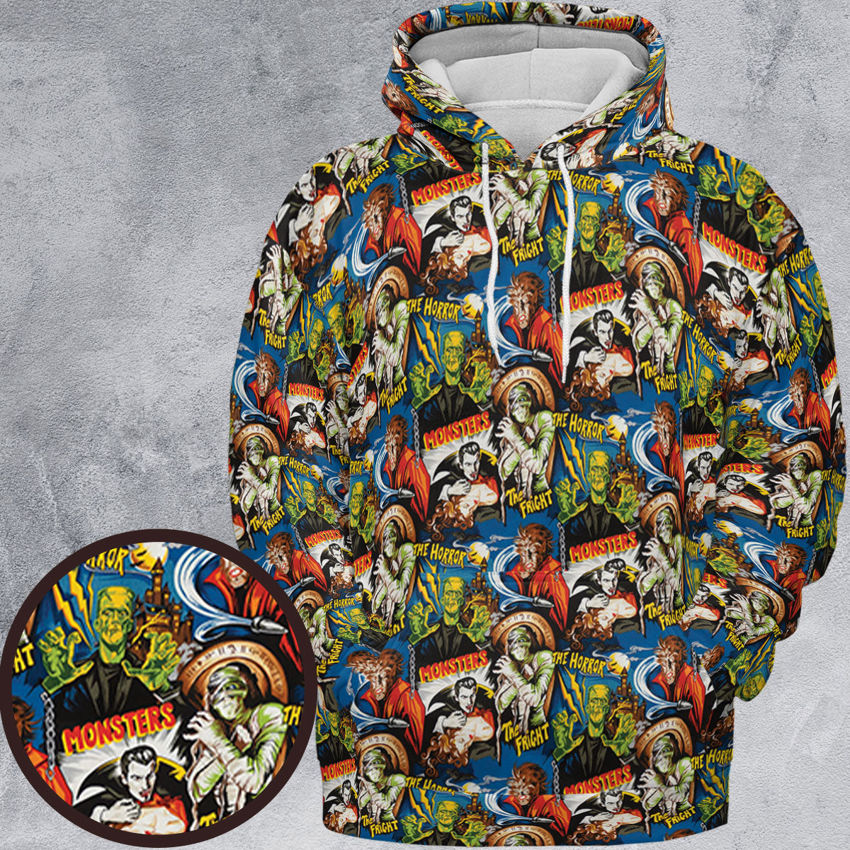 All-over Print Hoodie - QEE9759Z