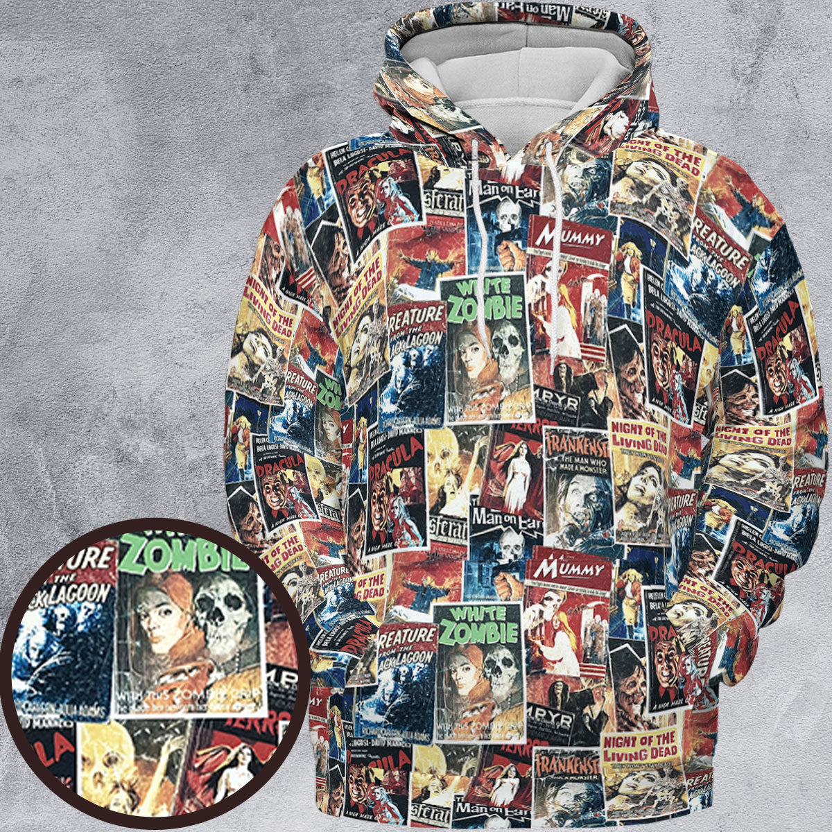 All-over Print Hoodie - 15YX6HKQ
