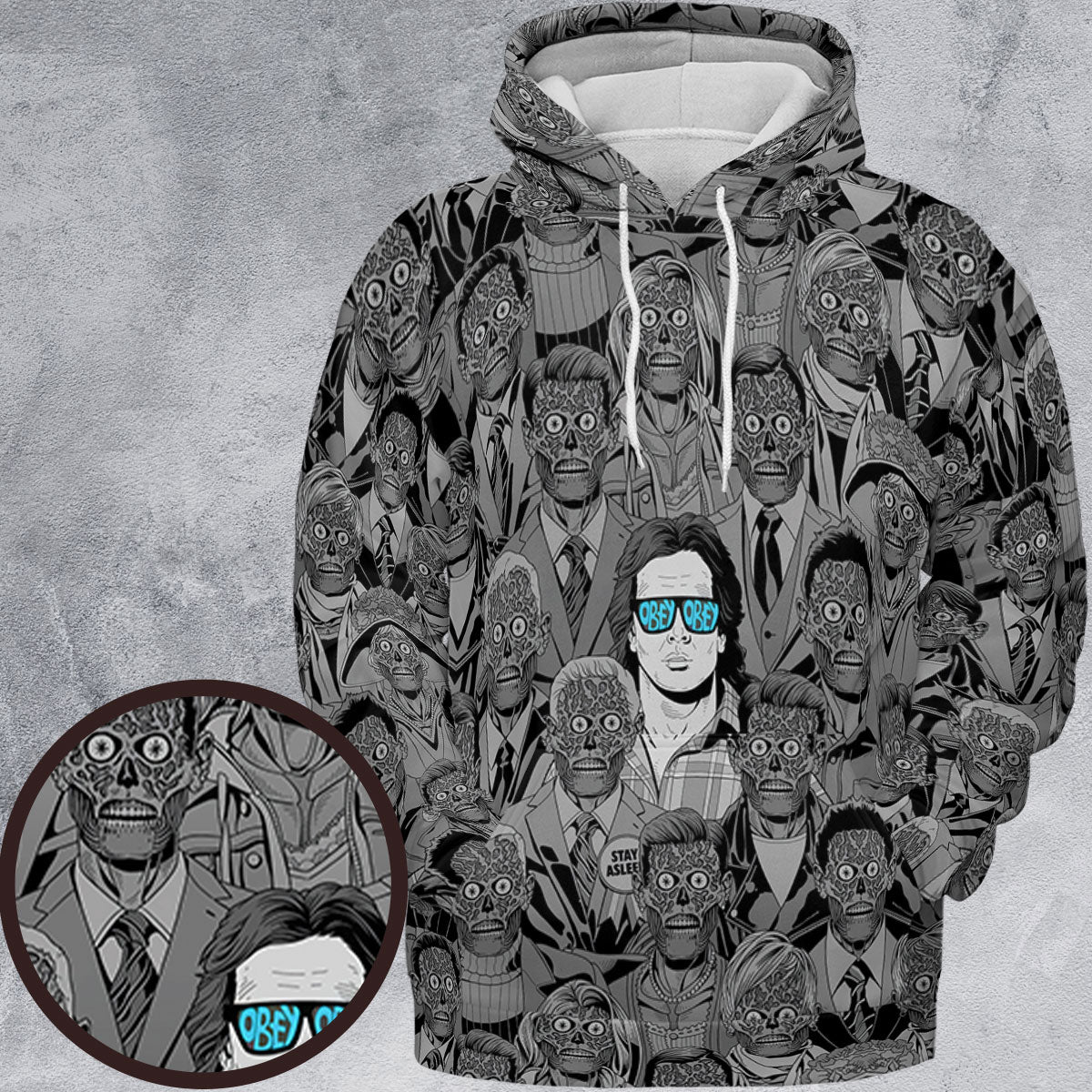 All-over Print Hoodie - SA7FZ2X8