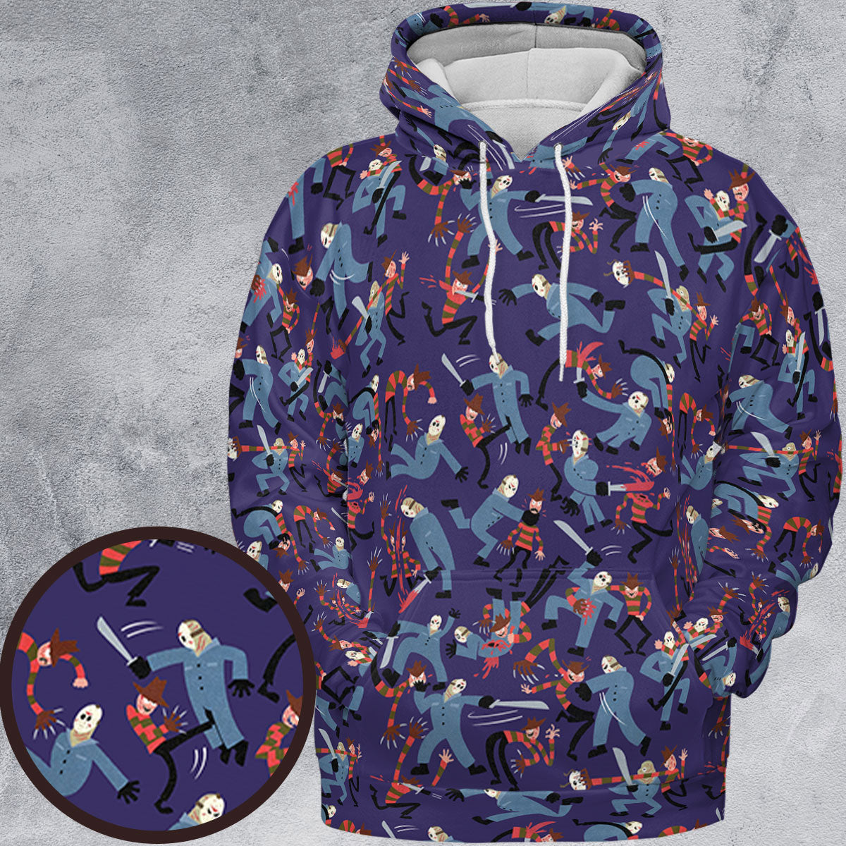 All-over Print Hoodie - B4XYE4PM