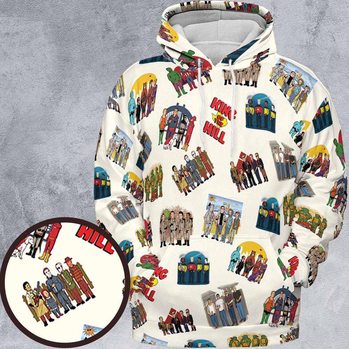 All-over Print Hoodie - VAZFH442