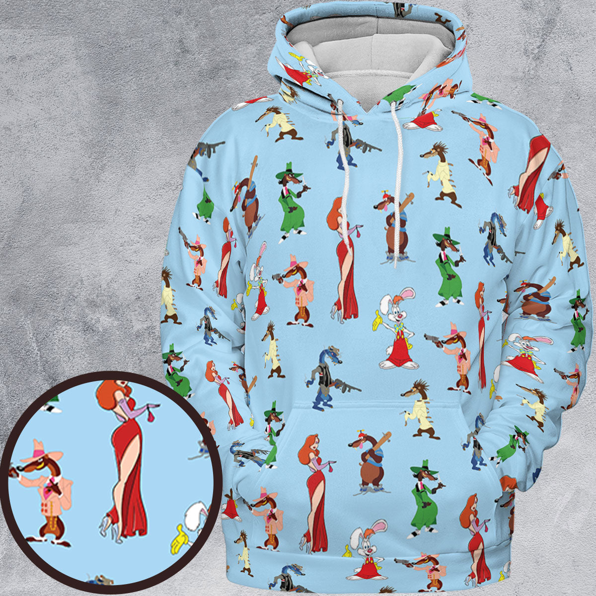 All-over Print Hoodie - 56YG3WAV