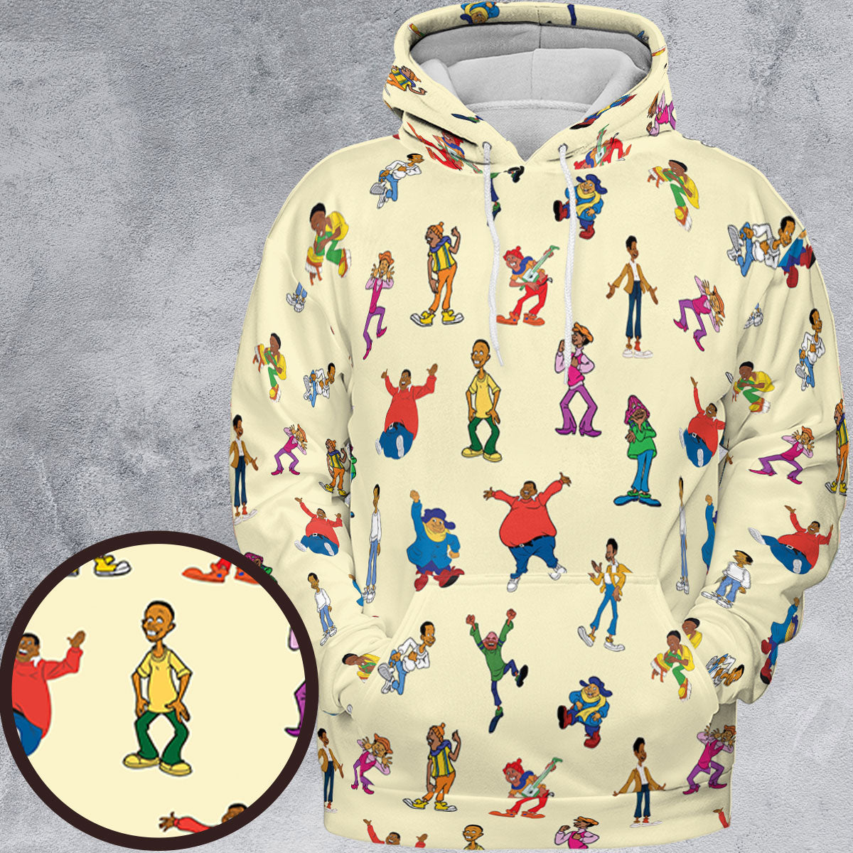 All-over Print Hoodie - MZXSL3CN