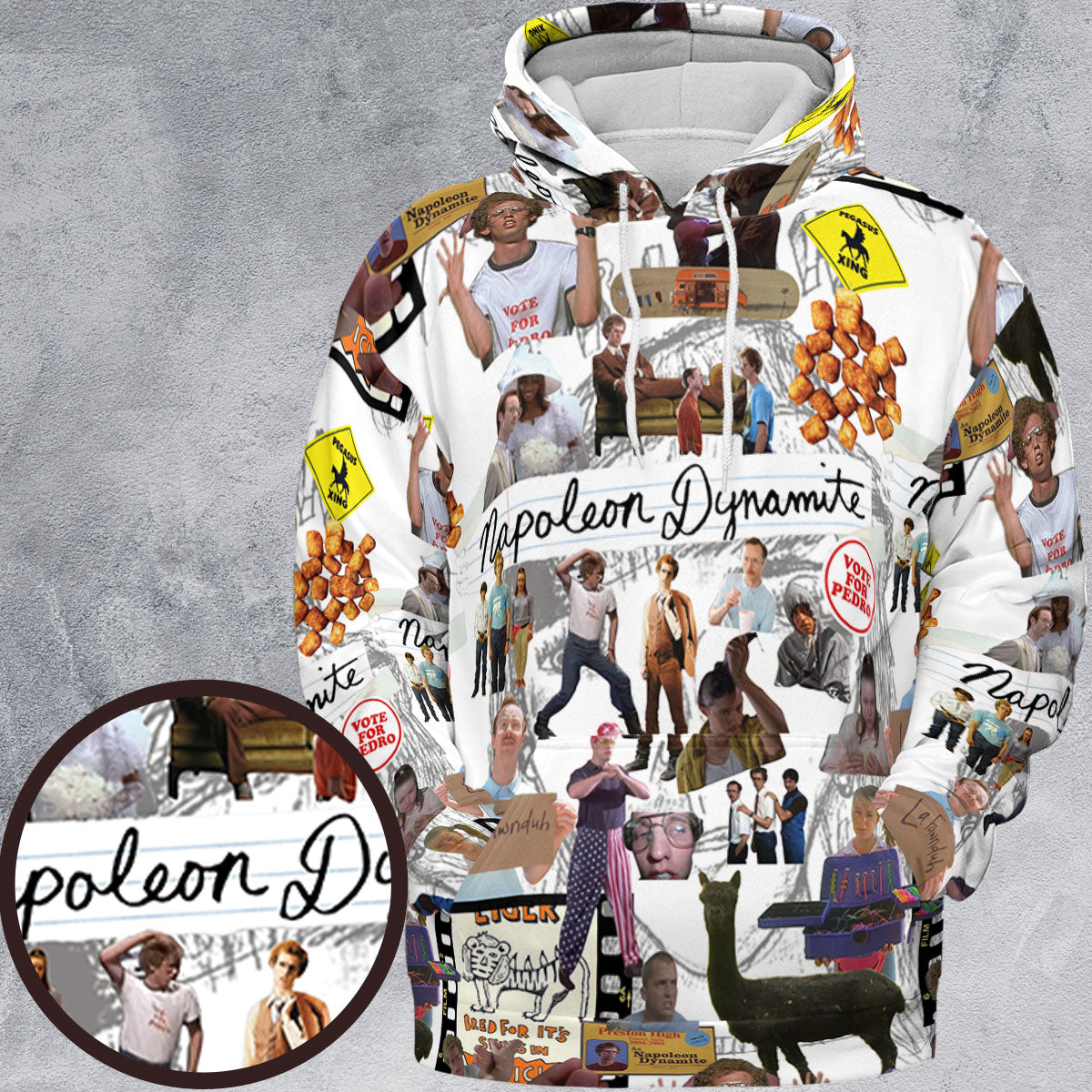 All-over Print Hoodie - ZJGPVZDX