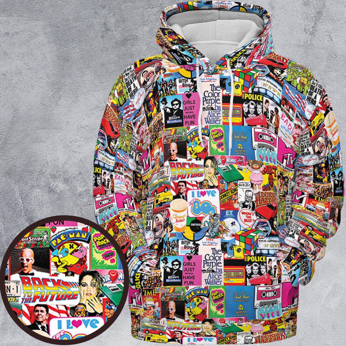 All-over Print Hoodie - FKYUFQ9P