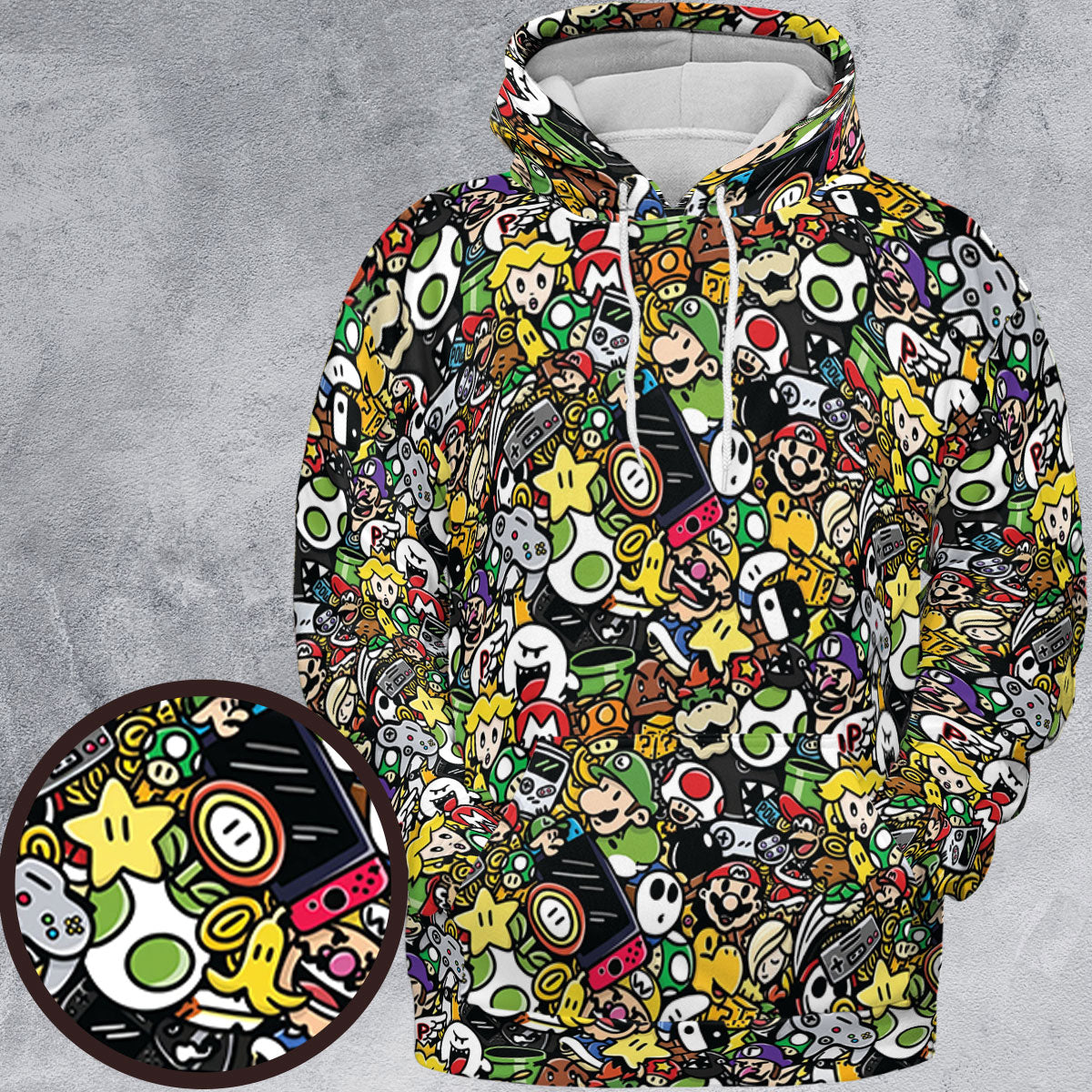 All-over Print Hoodie - EU4CHJMV