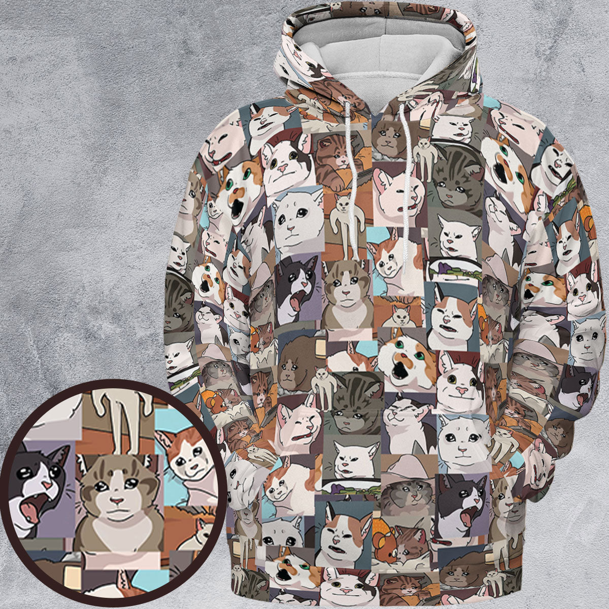 All-over Print Hoodie - SK8T2ABG