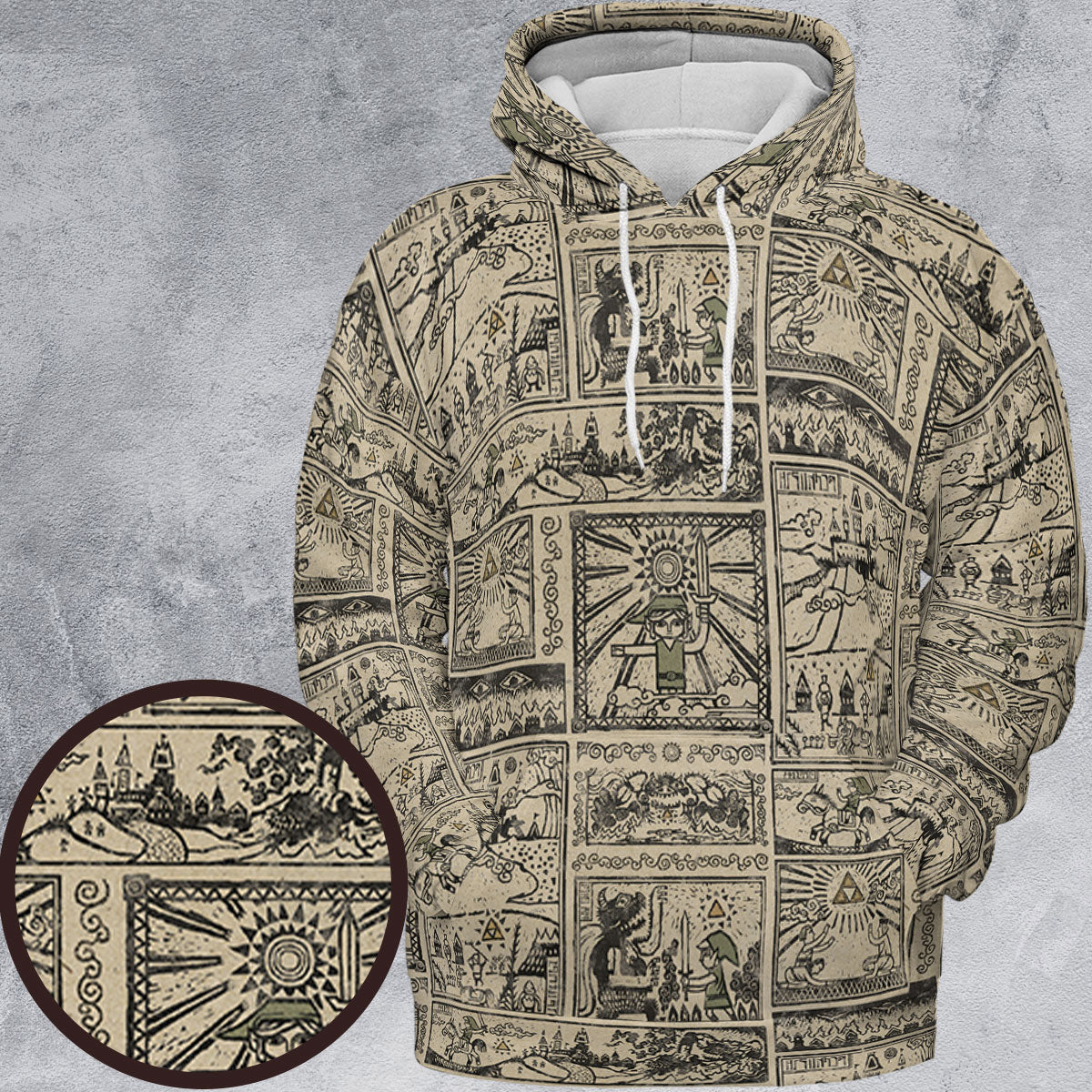 All-over Print Hoodie - RQG9ANYF