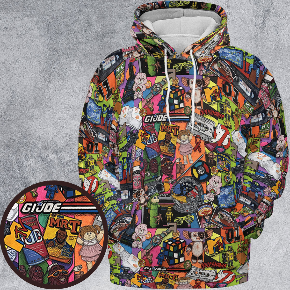 All-over Print Hoodie - 83ER3RXC