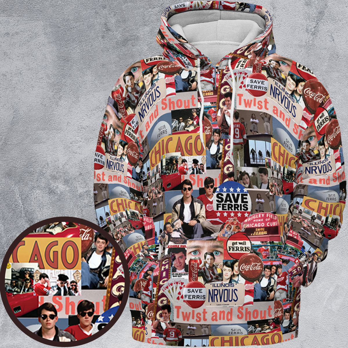 All-over Print Hoodie - 27VLG1TC