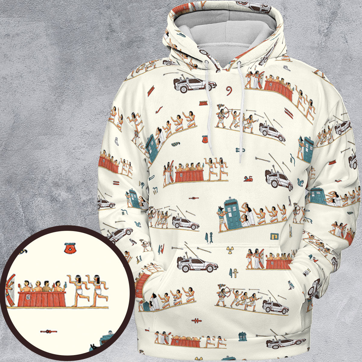 All-over Print Hoodie - 9WY8HTNR