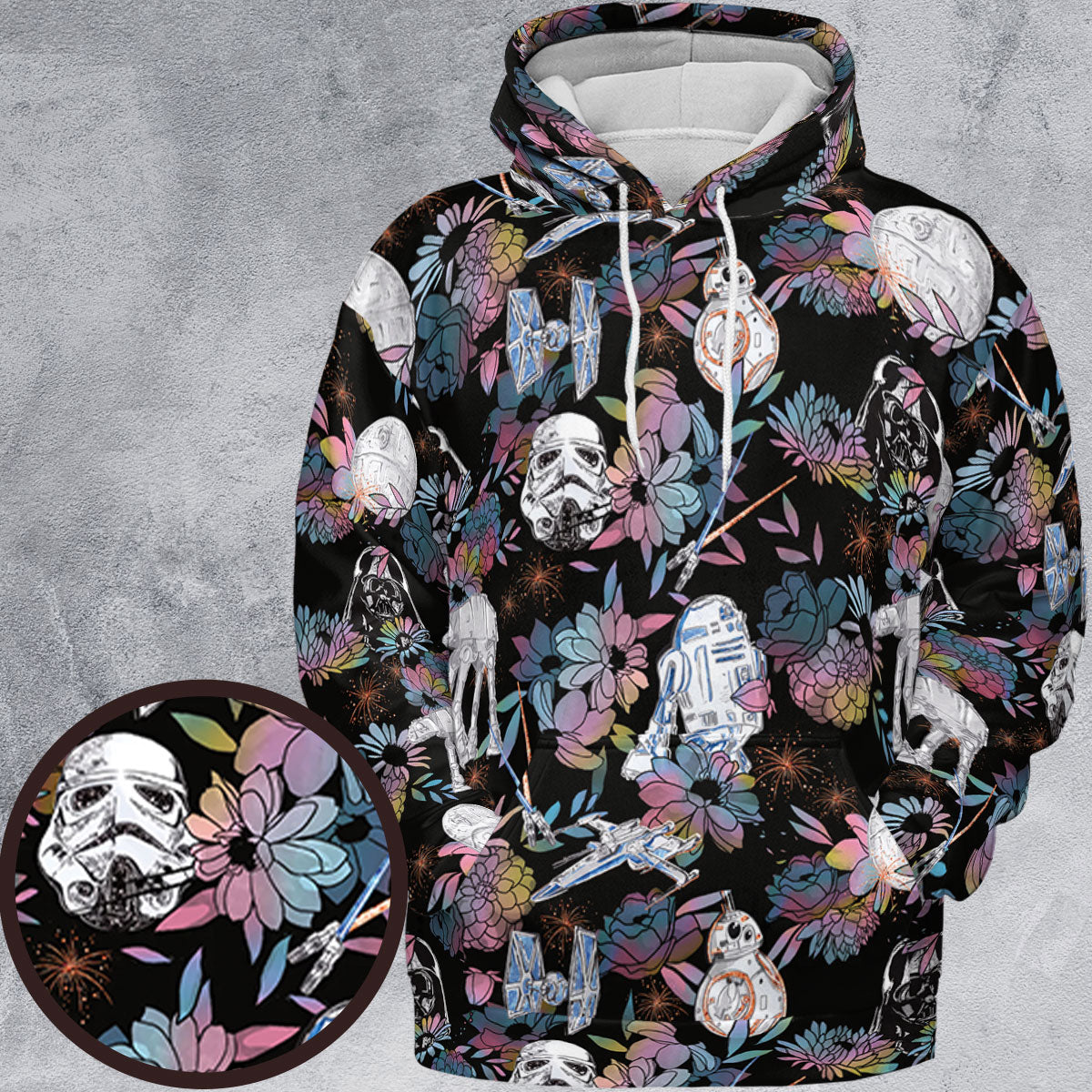 All-over Print Hoodie - R33A9ZGQ