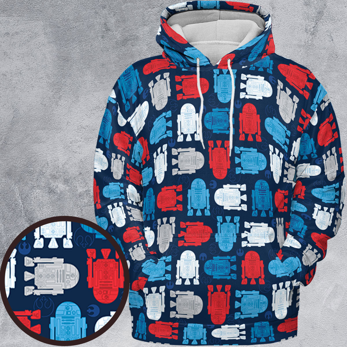 All-over Print Hoodie - 1DN81YQA