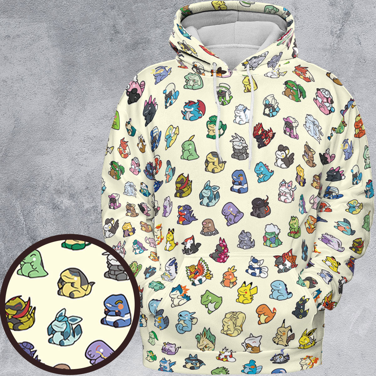 All-over Print Hoodie - LVVT2DU9