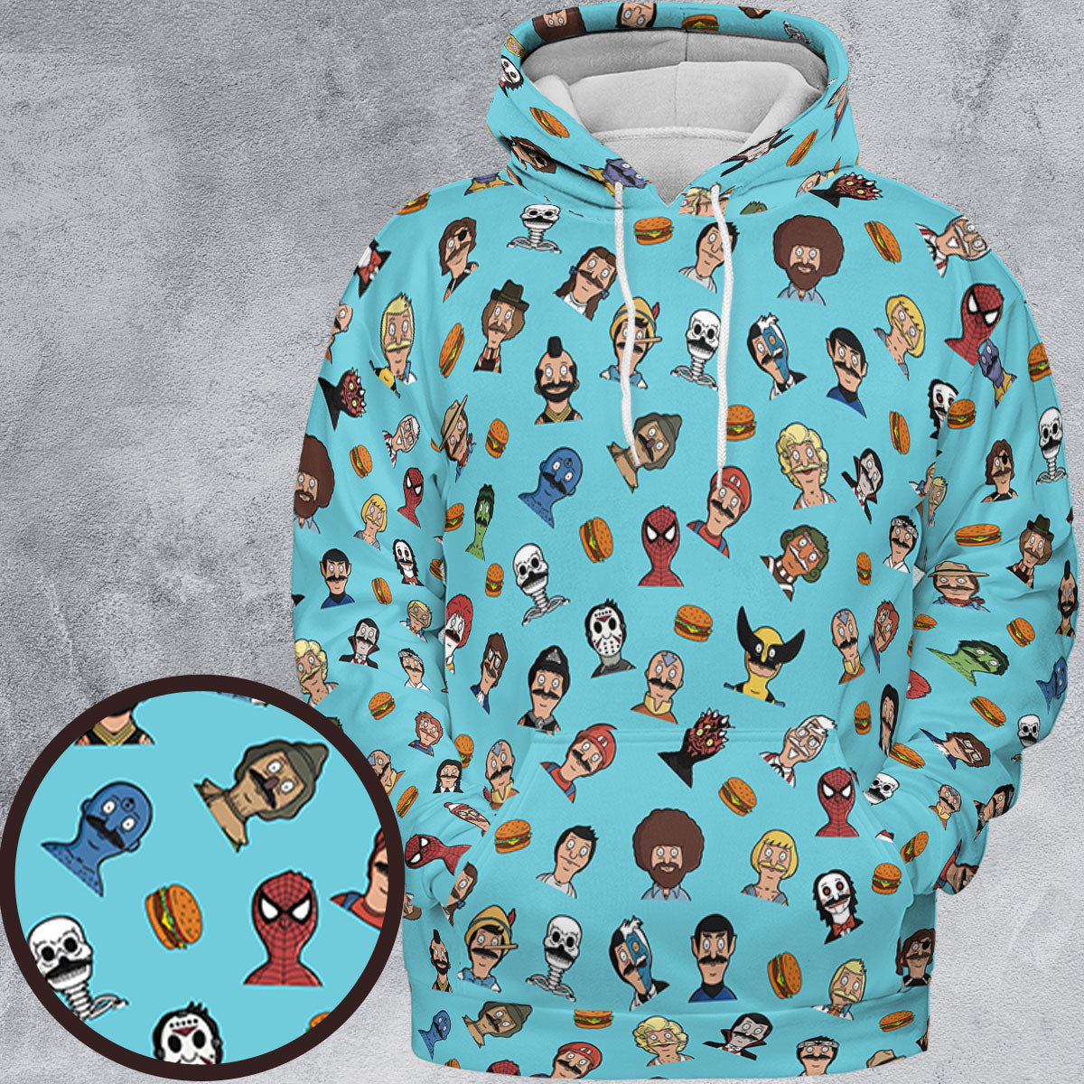 All-over Print Hoodie - D848WR3Q