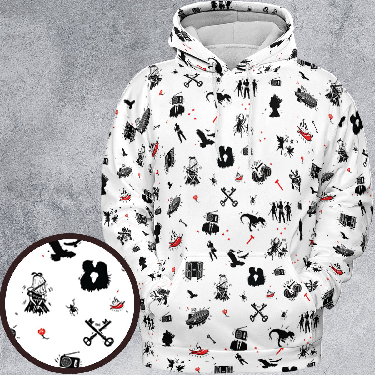 All-over Print Hoodie - E3NWUUQ8