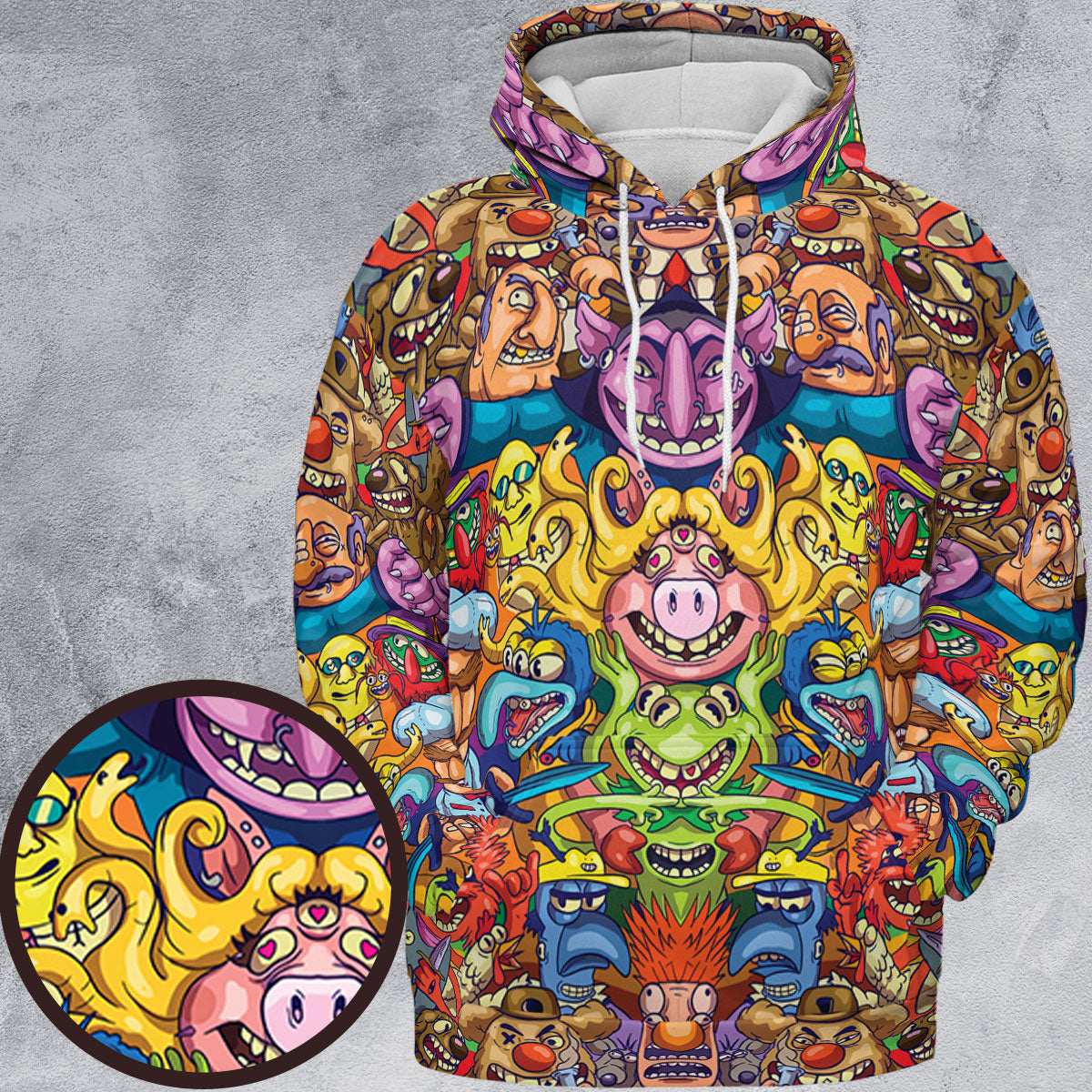 All-over Print Hoodie - 4PD4ZAE7