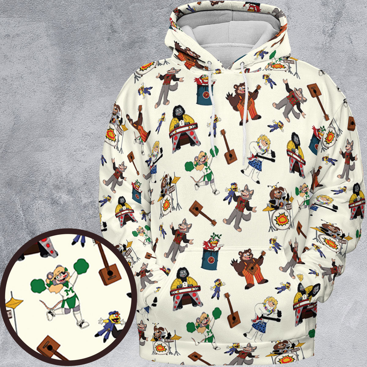 All-over Print Hoodie - GCWXU8SF