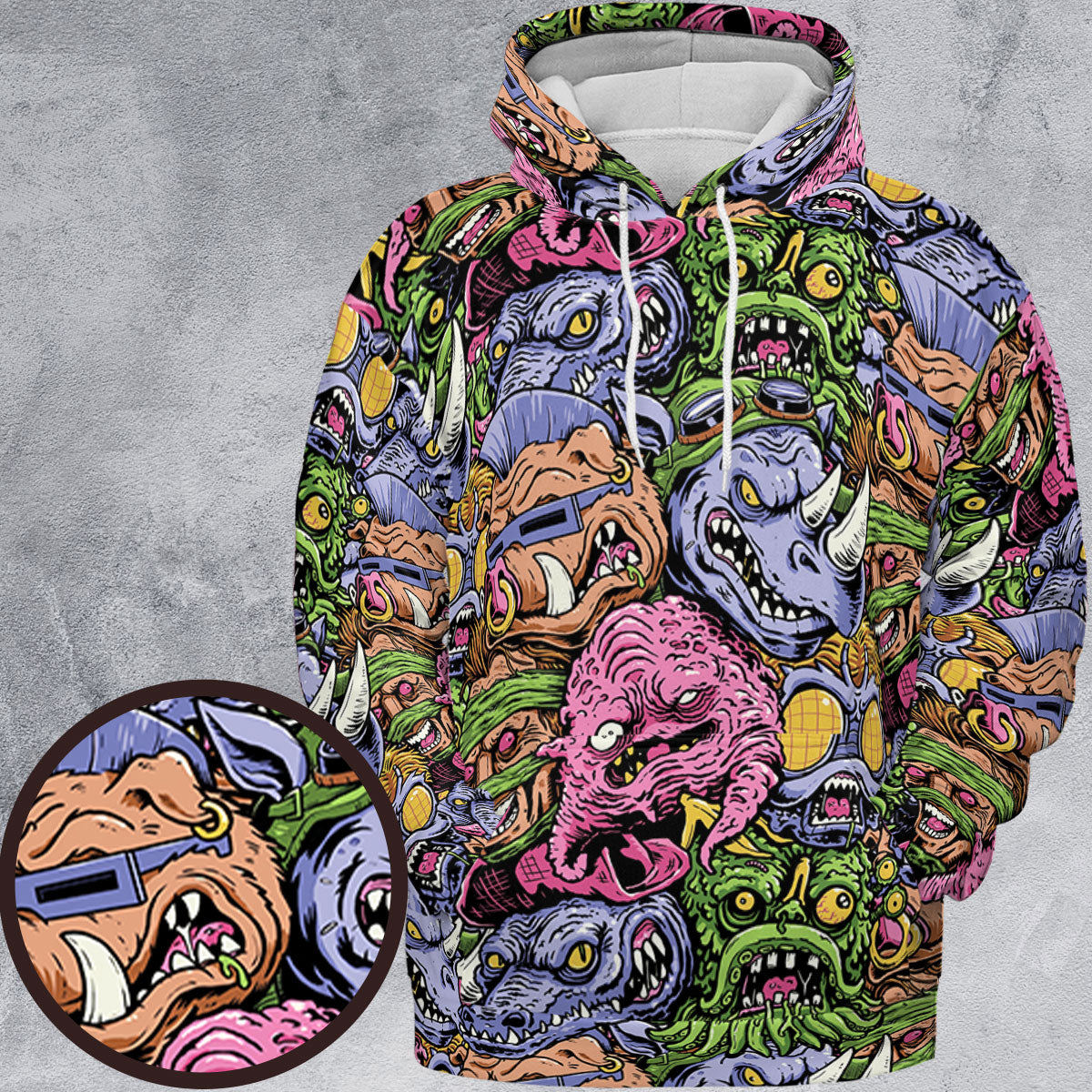 All-over Print Hoodie - NGEFPK7M
