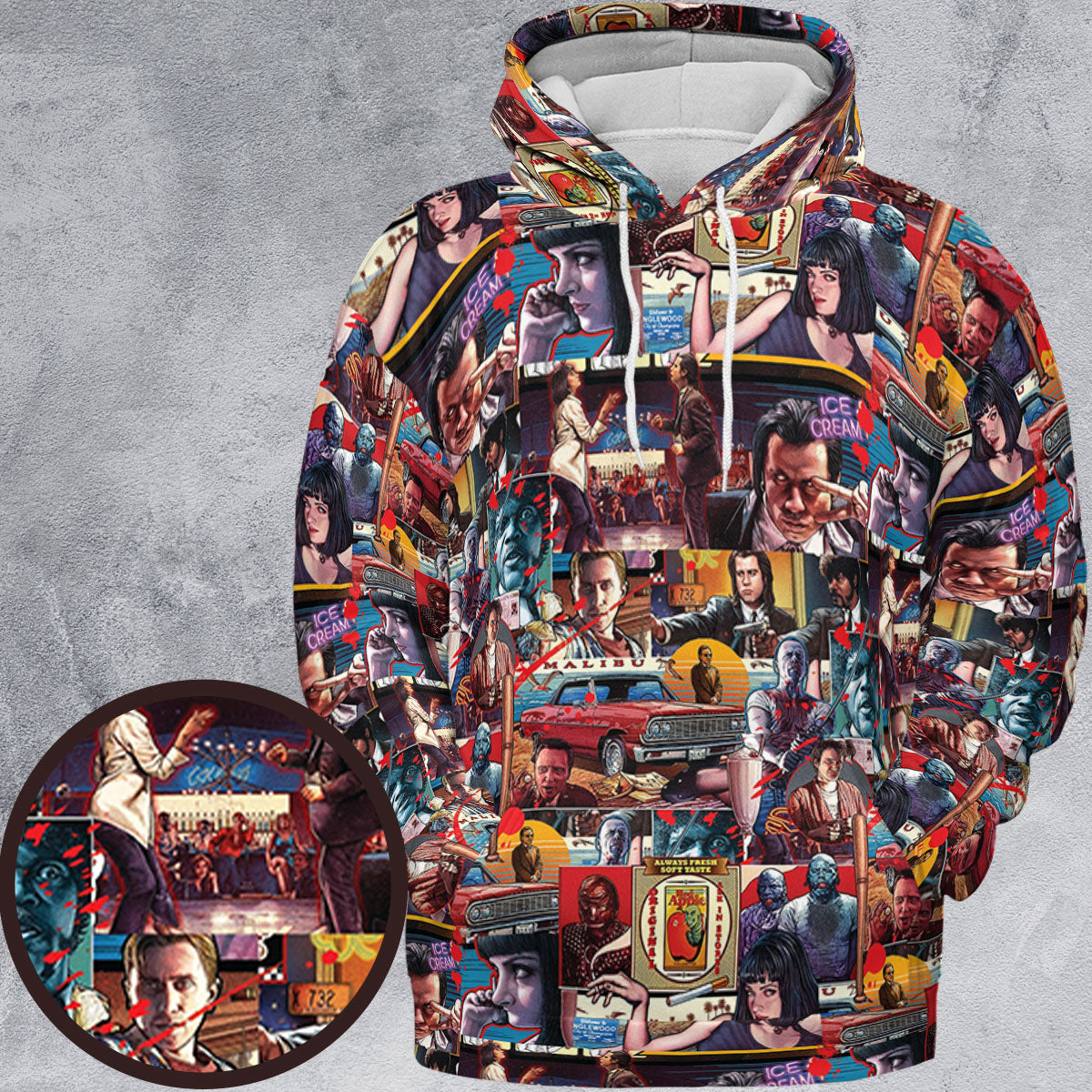 All-over Print Hoodie - BJ49L1LW