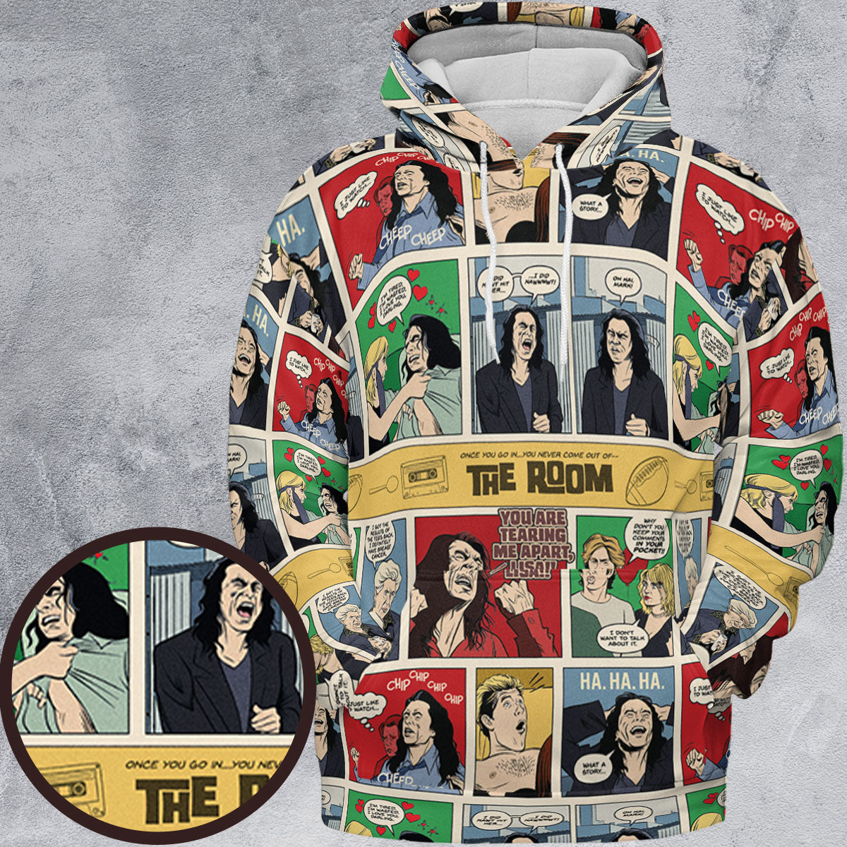 All-over Print Hoodie - 4LT5W55L