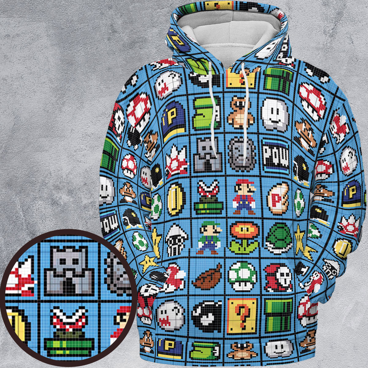 All-over Print Hoodie - 1EANMJKE