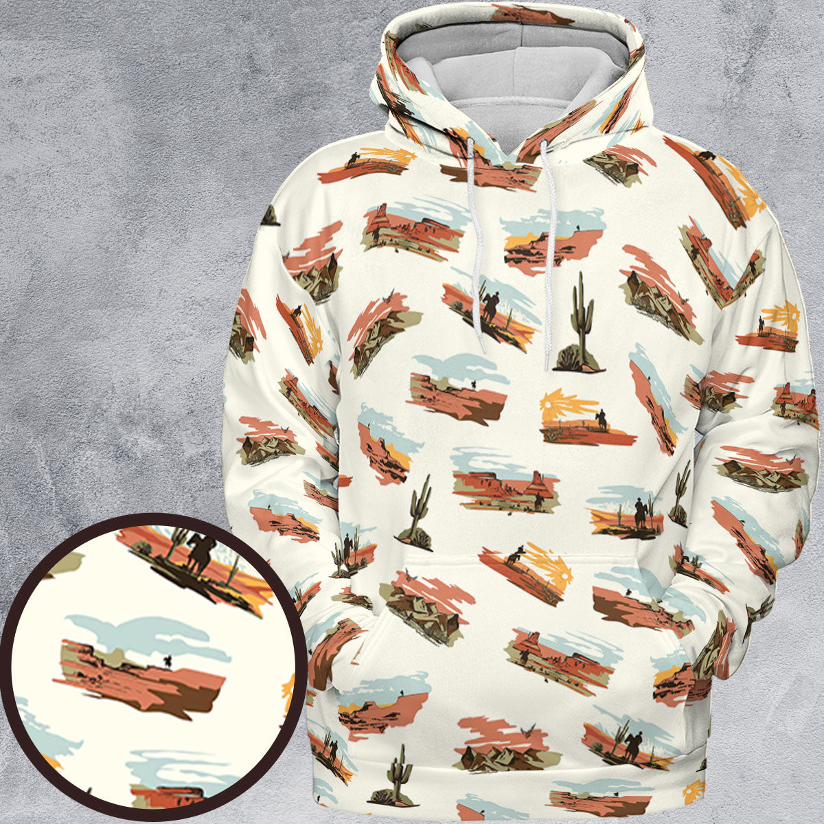 All-over Print Hoodie - RYZNRTNU