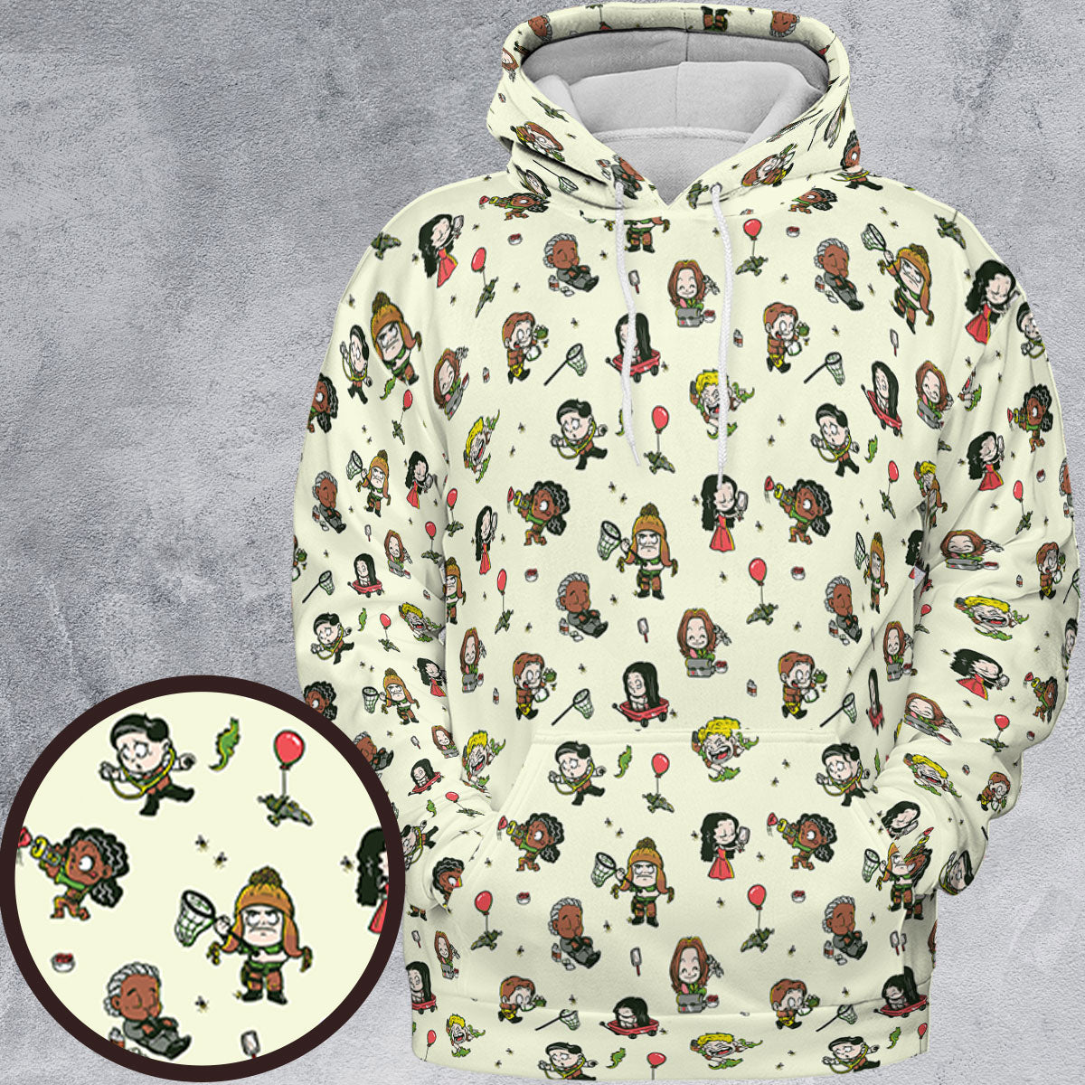 All-over Print Hoodie - W4M4ZCWP