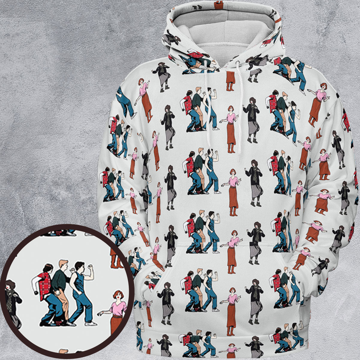 All-over Print Hoodie - 3J4MFDGW