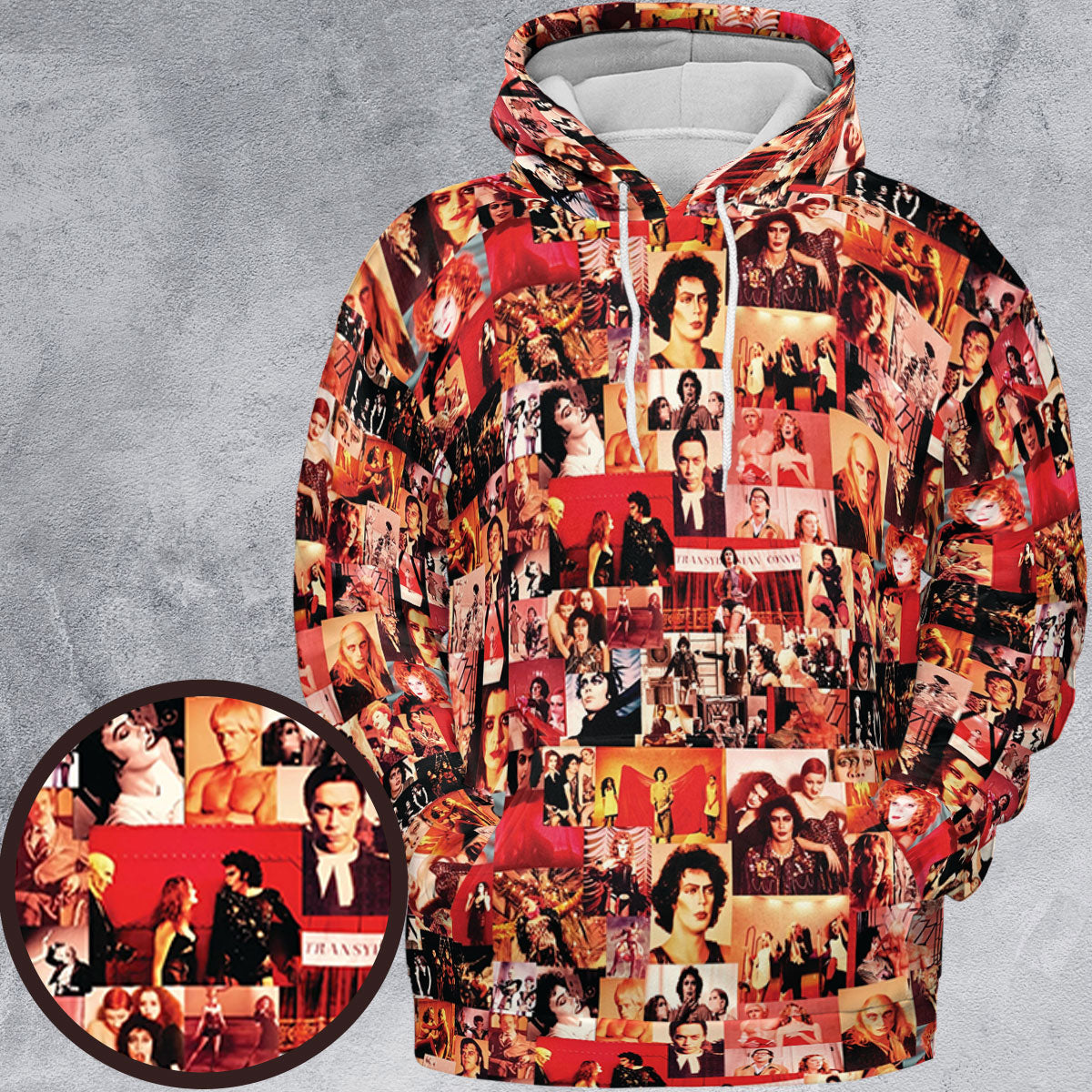 All-over Print Hoodie - WJTVJBCN