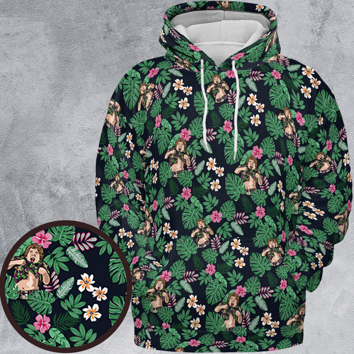 All-over Print Hoodie - UQRQL618