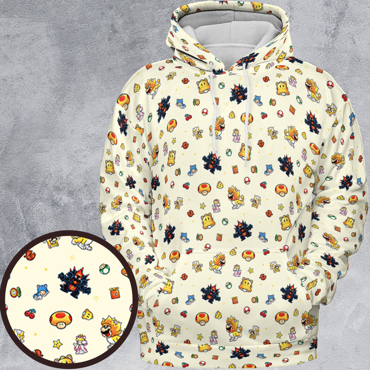 All-over Print Hoodie - V5TUQUY4