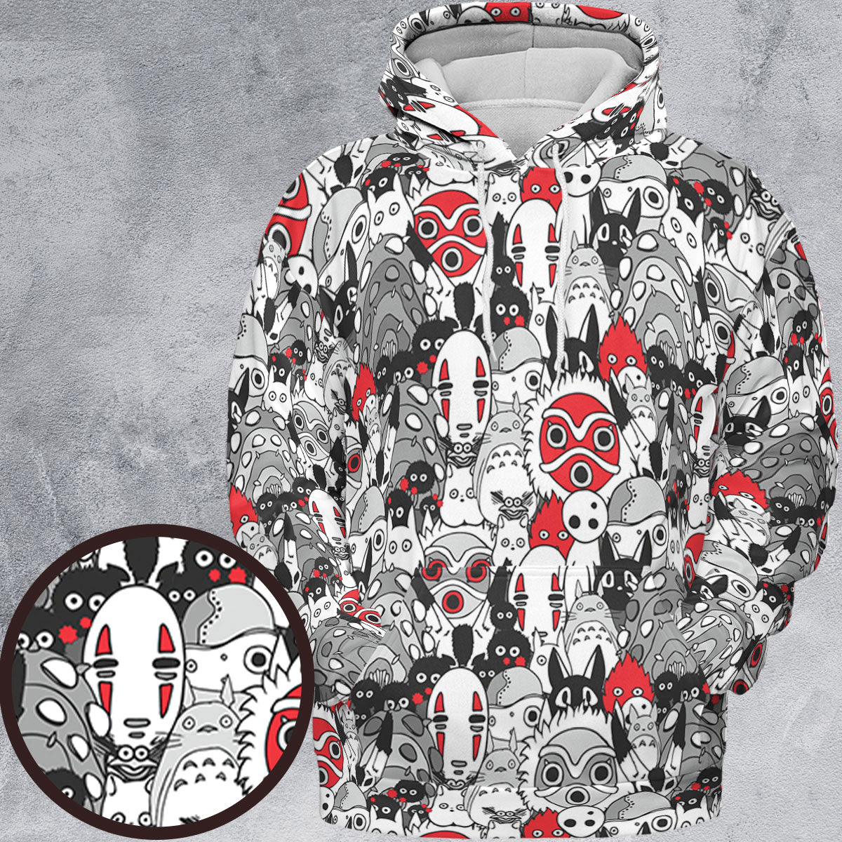 All-over Print Hoodie - 71SADXXJ