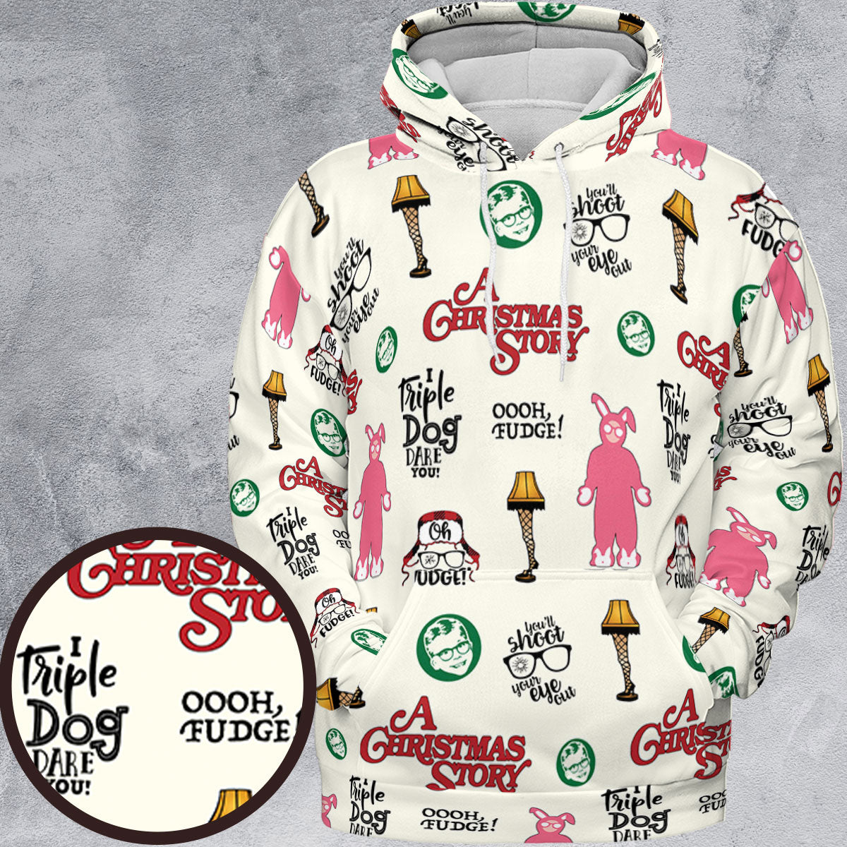 All-over Print Hoodie - EUSMFYMC