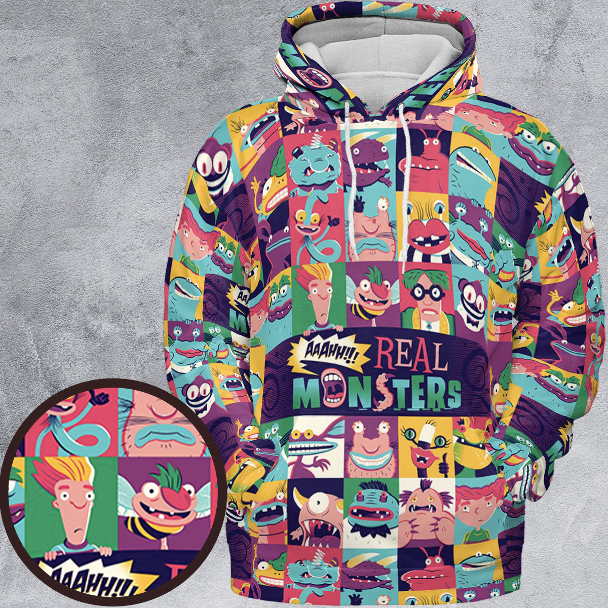 All-over Print Hoodie - 8VLRQZ6Q
